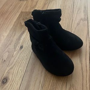 Black boots size toddler 6 cute and dressy